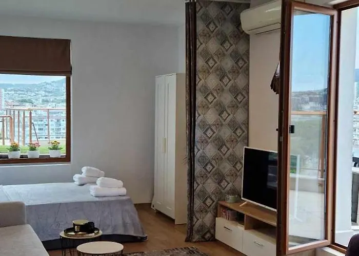 студио тони 2 с панорамна тераса и морска гледка Apartament *