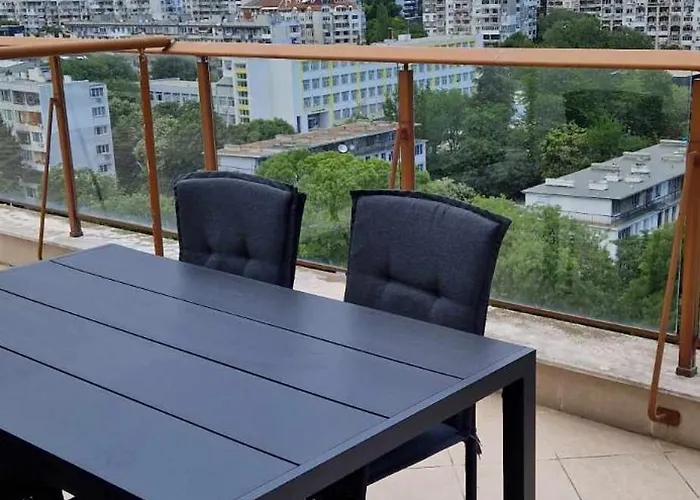 Apartament студио тони 2 с панорамна тераса и морска гледка *